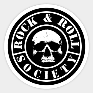 rock and roll society Sticker